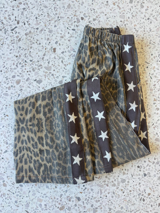 OG Denim Star Leopard Racer Pants  - By Frankie