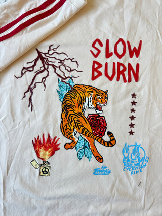 Crouching Tiger Tee Cream - By Frankie