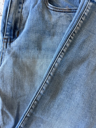 Kayla Straight Denim Jeans - Light Washed Blue Bottoms Country Denim