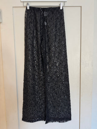 Lace Pants With Sequins - By Frankie Bottoms BY FRANKIE