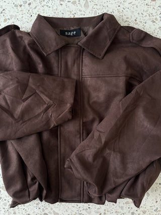 Mylee Chocolate Brown Jacket Jacket Here Come The Sun