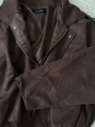 Mylee Chocolate Brown Jacket Jacket Here Come The Sun