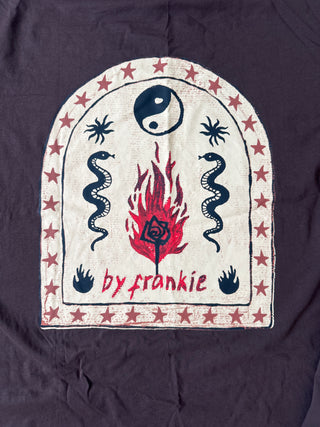 Yin Yang Tee Brown - By Frankie TOPS By Frankie