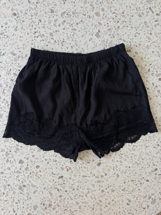 Mari Black Lace Shorts - By Frankie Shorts By Frankie