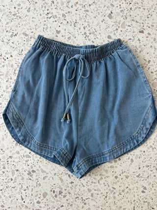 Zali Light Denim Shorts - By Frankie sets By Frankie