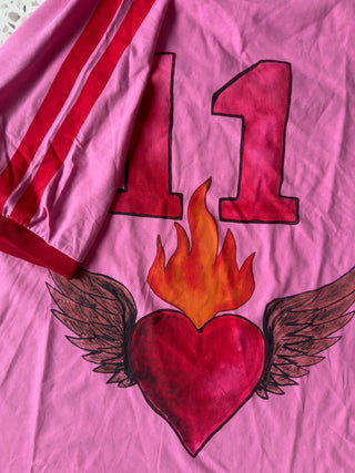 Hearts Eleven Tee - By Frankie Tops By Frankie