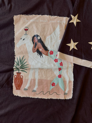 Mermaids Love Unicorns Tee - By Frankie Tops By Frankie
