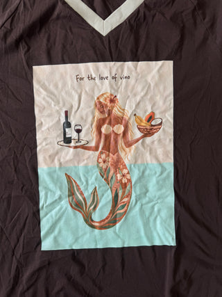 Mermaids Heart Vino Tee - By Frankie