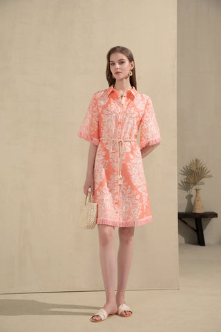 Bettina Mini Dress - Coral Dresses GDS   