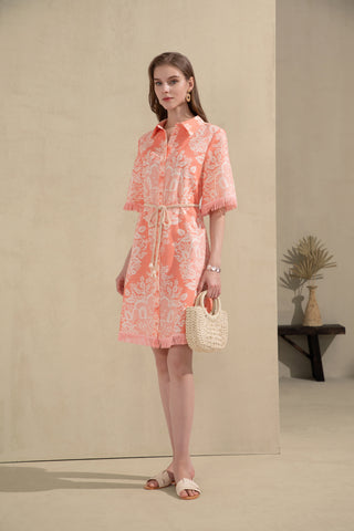 Bettina Mini Dress - Coral Dresses GDS   