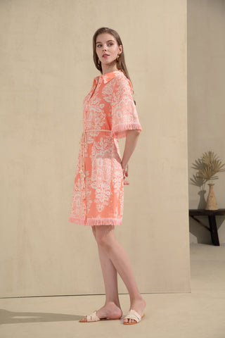 Bettina Mini Dress - Coral Dresses GDS   