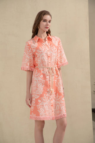 Bettina Mini Dress - Coral Dresses GDS   