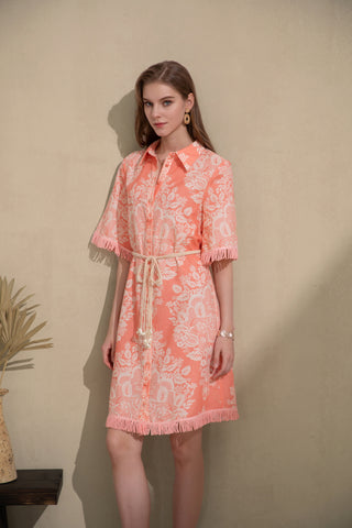 Bettina Mini Dress - Coral Dresses GDS   