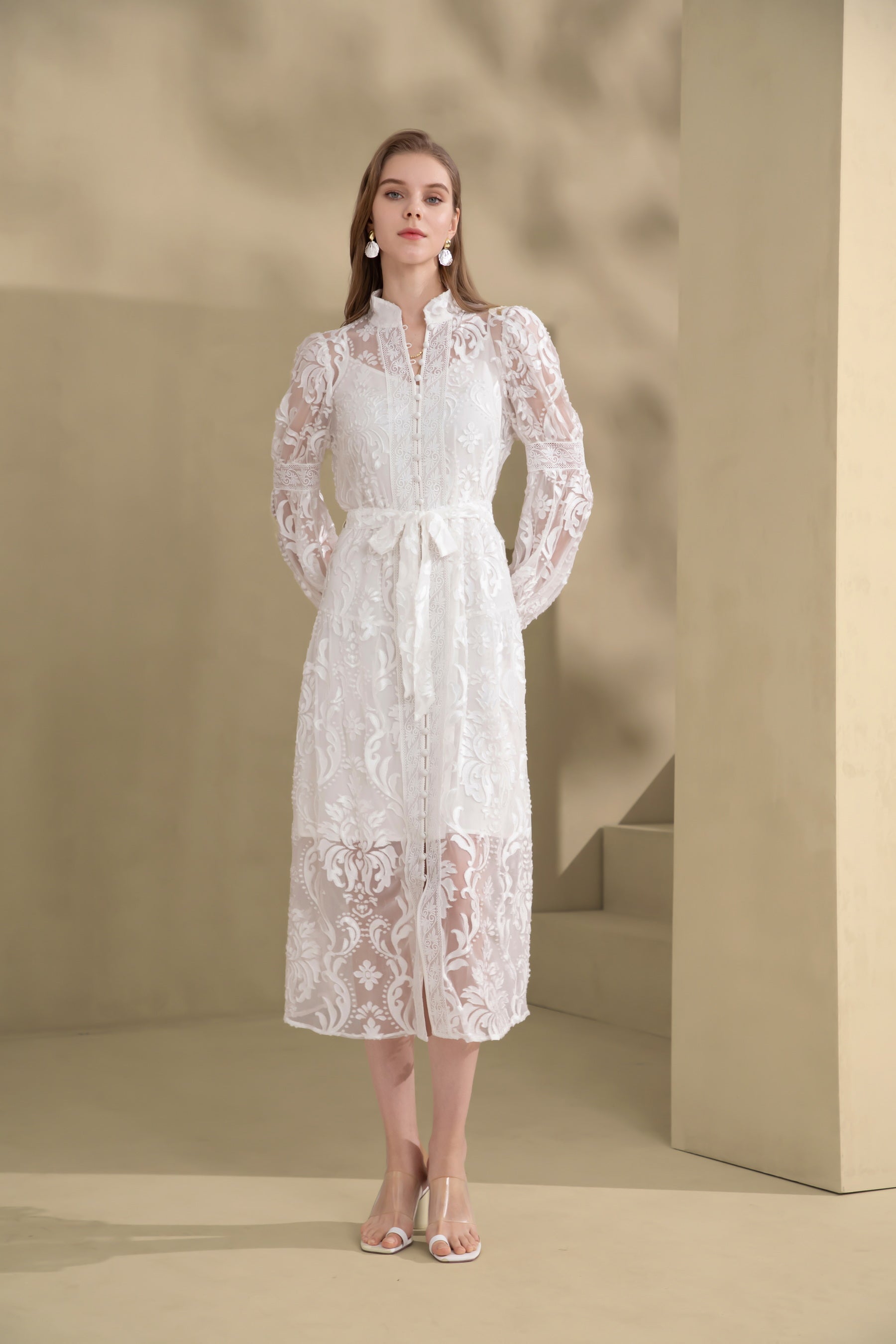 Lila Lace Dress - White Sage Collective Lila Lace Dress - White Sage Collective