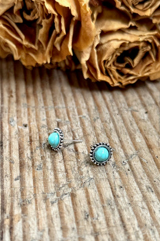Turquoise Bindi Studs - Ocean accessories Sage Collective   