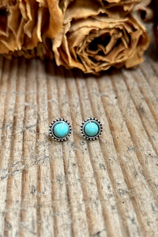 Turquoise Bindi Studs - Ocean accessories Sage Collective   
