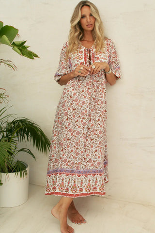Trina Maxi Dress - KhakiLove letters Penny Dresses Jaase