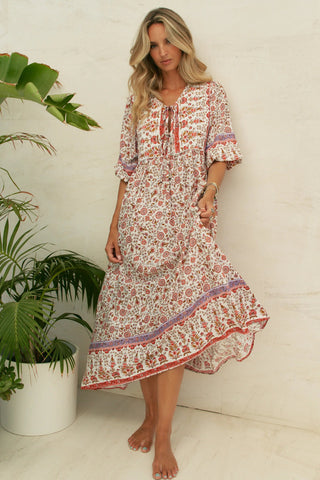 Trina Maxi Dress - KhakiLove letters Penny Dresses Jaase