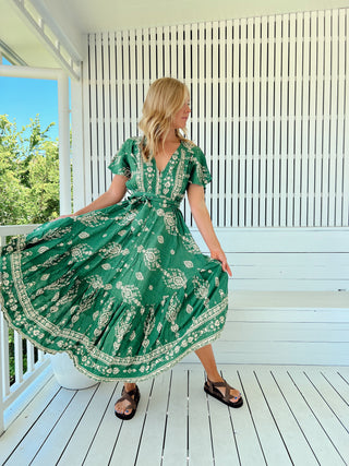 Chelsea Maxi - Green Dresses Jaase   