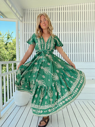 Chelsea Maxi - Green Dresses Jaase   