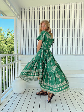 Chelsea Maxi - Green Dresses Jaase   