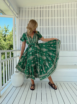 Chelsea Maxi - Green Dresses Jaase   