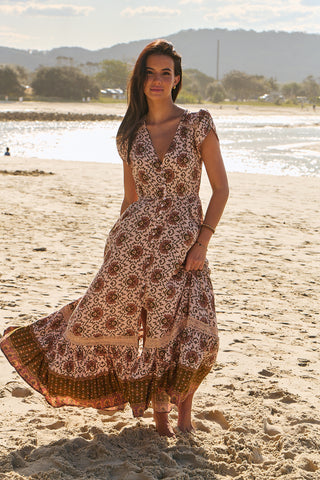 Kye Maxi Dress - Earth DRESSES Jaase   