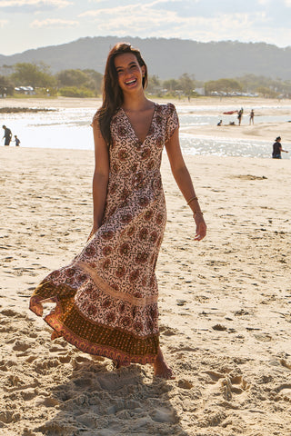 Kye Maxi Dress - Earth DRESSES Jaase   