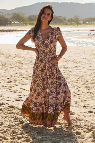 Kye Maxi Dress - Earth DRESSES Jaase   