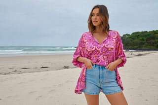 Maddison Top - Pink Tops Jaase