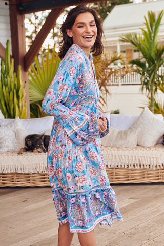 Iwona Midi - Blue Dresses Jaase   