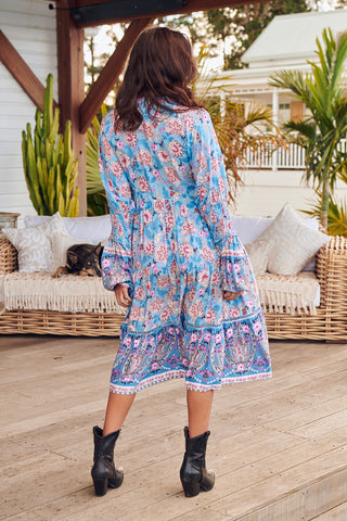 Iwona Midi - Blue Dresses Jaase   