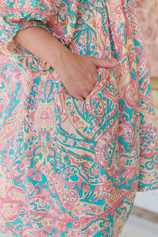 Bailey Mini Dress - Pink/Blue Dresses Jaase