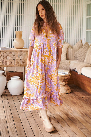 Trina Maxi Dress - KhakiLove letters Penny (Copy) Dresses Jaase