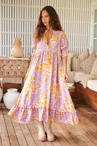 Trina Maxi Dress - KhakiLove letters Penny (Copy) Dresses Jaase