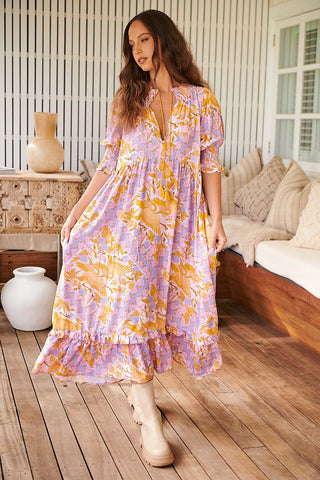 Trina Maxi Dress - KhakiLove letters Penny (Copy) Dresses Jaase