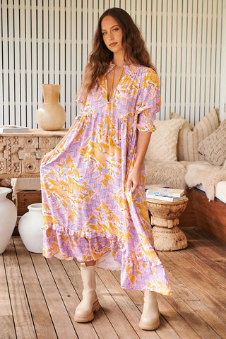 Trina Maxi Dress - KhakiLove letters Penny (Copy) Dresses Jaase