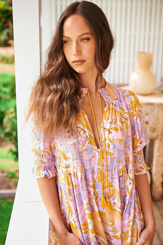 Trina Maxi Dress - KhakiLove letters Penny (Copy) Dresses Jaase