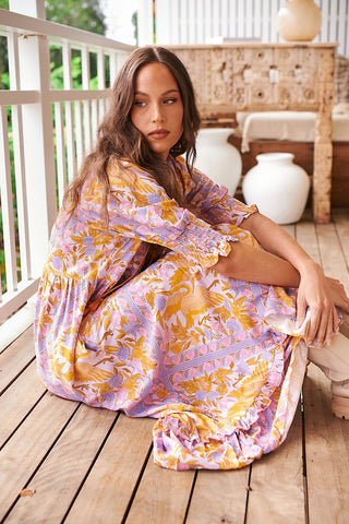Trina Maxi Dress - KhakiLove letters Penny (Copy) Dresses Jaase