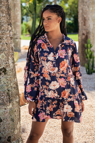 Robyn Rose Mini - Navy Dresses Jaase   