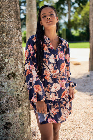 Robyn Rose Mini - Navy Dresses Jaase   