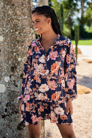 Robyn Rose Mini - Navy Dresses Jaase   