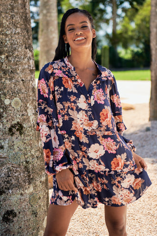 Robyn Rose Mini - Navy Dresses Jaase   