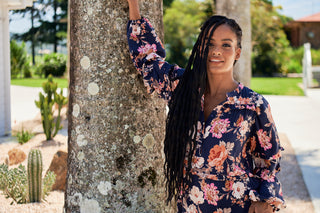 Robyn Rose Mini - Navy Dresses Jaase   