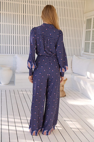 Lanah Jumpsuit - Blue Jumpsuits Jaase