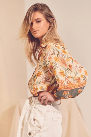 Colette Linen Blouse - Earth Tops Jaase