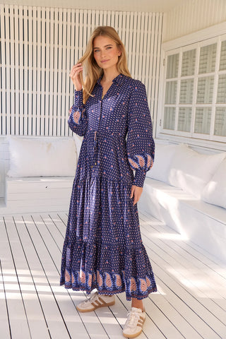 Lanah Maxi - Navy Dresses Jaase