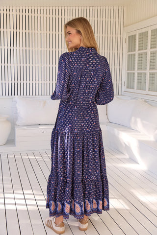 Lanah Maxi - Navy Dresses Jaase