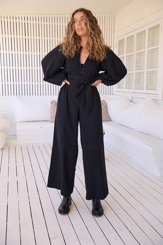 Zali Jumpsuit - Black Jumpsuits Jaase