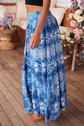 Gracie Pants - Blue/White Bottoms Jaase   